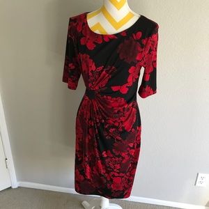 Red and Black Dress Sz. 8